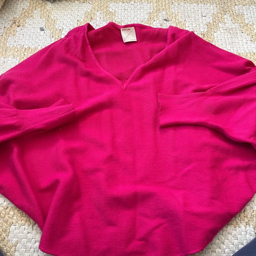 SUPER SOFT hot pink sweater